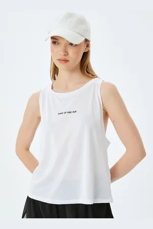 Koton Women Printed Round Neck Tank Top