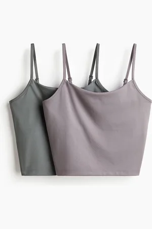 H&M 2-Pack Integral-Bra Sports Tops