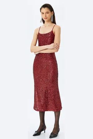 Koton Women Sheath Midi Dress