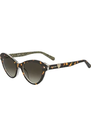 Moschino Metal Plaque Women Cateye Sunglasses with UV Protected Lens 716736711706