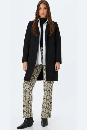 Koton Women Single-Breasted Overcoat