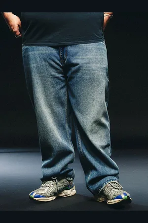 FREAKINS Men Light Fade Jeans