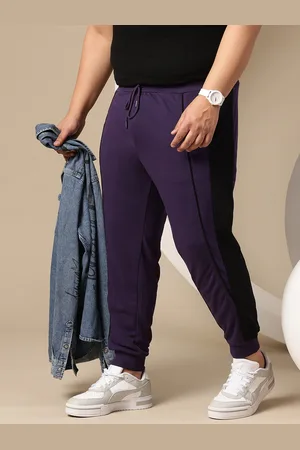 Sztori Men Plus Size Side Striped Joggers