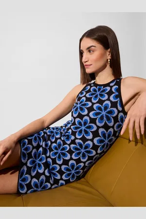 The Souled Store Floral Print Bodycon Dress