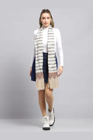 Monte Carlo Women Woven Design Casual Stole