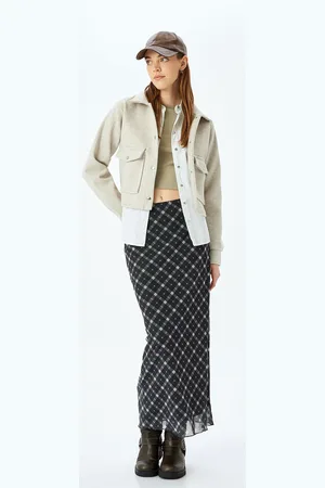 Koton Women Hooded Front-Open Sweatshirt
