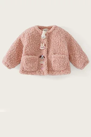 LULU & SKY Girls Solid Round Neck Sweaters
