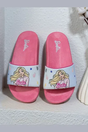 toothless Girls Barbie Printed Casual Sliders