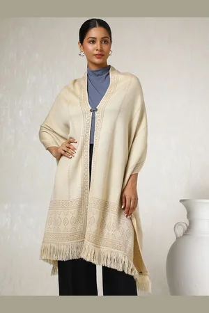 Soch Women Geometric Woven Design Acrylic Shawl