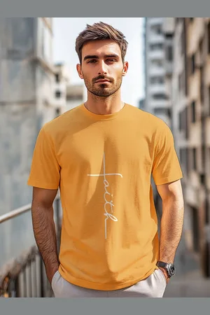NOBERO Men Typography Printed T-shirt