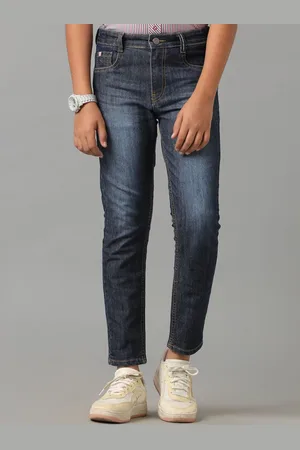 UNDER FOURTEEN ONLY Boys Slim Fit Heavy Fade Jeans