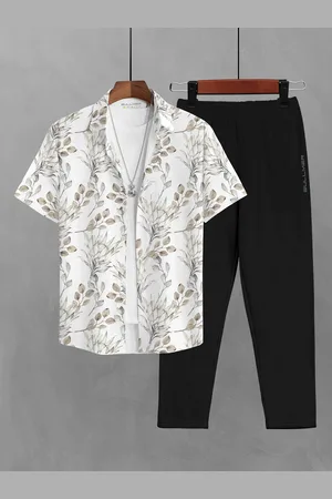 bullmer Floral Printed Shirt With Trousers