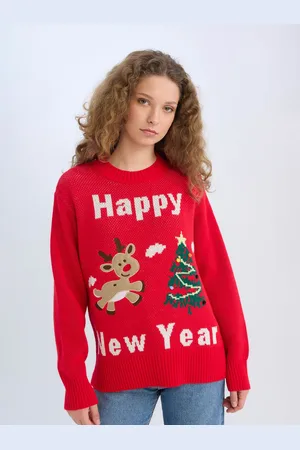 DeFacto Women Printed Pullover