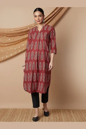 Lifestyle Ethnic Motifs Printed A-Line Kurta