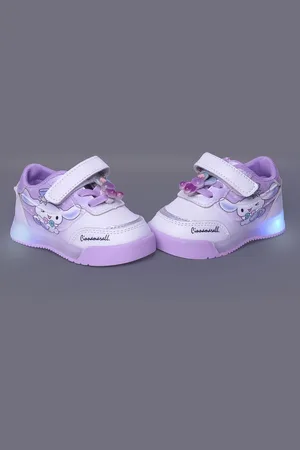 BAESD Unisex Kids Colourblocked LED Velcro Sneakers