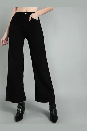 Guti Women Wide Leg High-Rise Stretchable Jeans