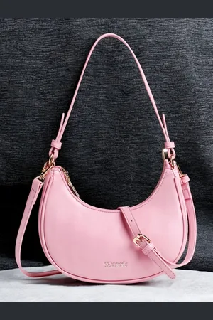 EXOTIC Women Solid Half Moon Sling Bag