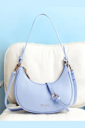 EXOTIC Women Solid Half Moon Sling Bag