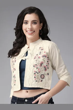 Roadster Floral Ethnic Tailored Jacket
