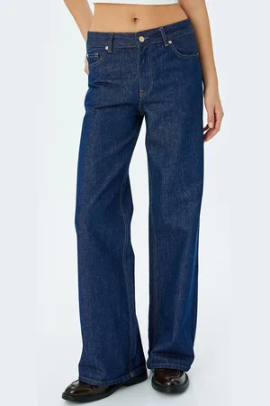 Koton Women Pure Cotton Relaxed Fit High-Rise Jeans