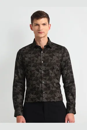Arrow Men Slim Fit Opaque Printed Casual Shirt