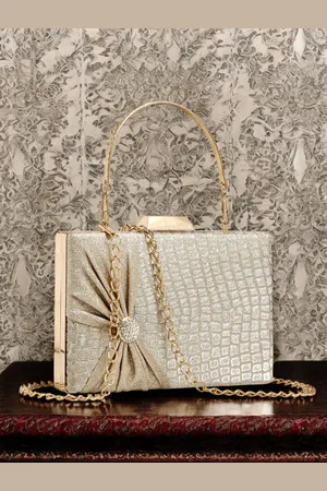 EXOTIC Women Textured Structured Sling Bag