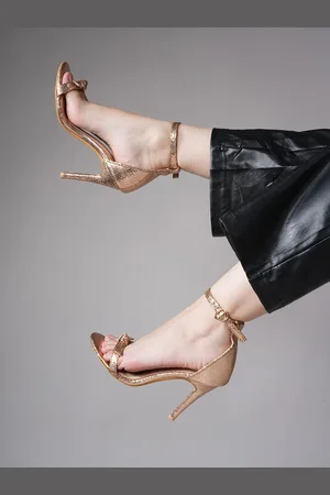 LAVIE Women Open Toe Stiletto Sandals with Buckles