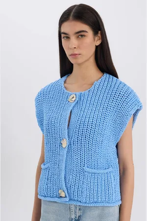 DeFacto Women Cable Knit Cardigan