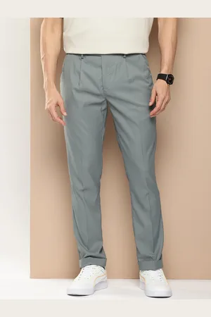 Invictus Men Pleated Casual Trousers