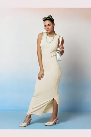 KOTTY Women Bodycon Maxi Dress