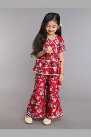 taffykids Girls Printed Top with Trousers