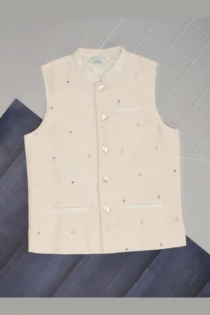 Pantaloons Boys Printed Woven Waistcoat