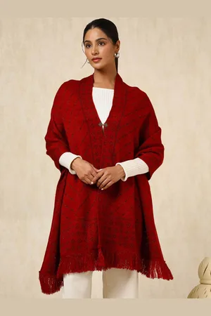 Soch Women Ethnic Motifs Woven Design Shawl