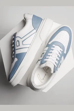 RARE RABBIT Men Cygnus Pro Colourblocked Leather Sneakers