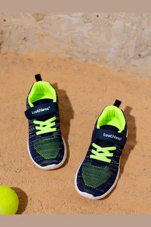 toothless Boys Woven Design Lace-up Sneakers