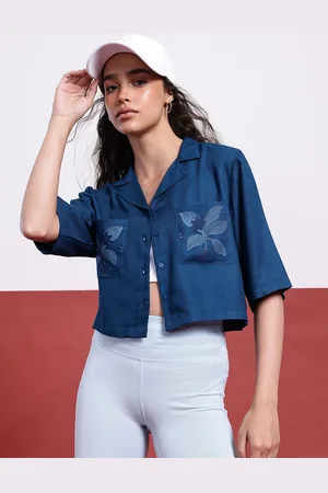 DressBerry Edgy Aesthetics Printed Pocket Shirt