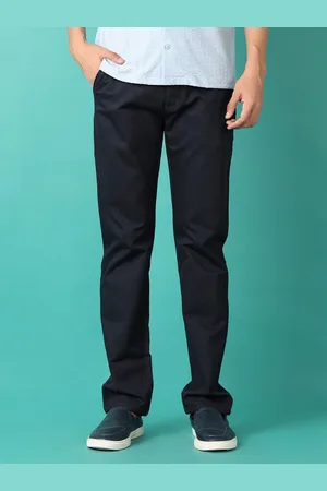 V-Mart Men Mid Rise Chinos Knitted Casual Trousers