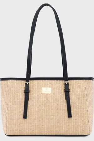Caprese Textured PU Shopper Tote Bag