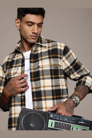Roadster The Life Co. Tartan Checked Flannel Casual Shacket