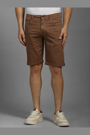 Louis Philippe Men Mid-Rise Slim Fit Shorts