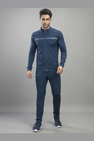 SPORT SUN Men Mock Collar Sweatshirt & Trackpants Tracksuit