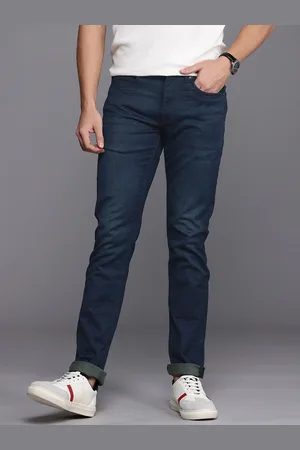 Louis Philippe Men Slim Fit Low-Rise Light Fade Jeans