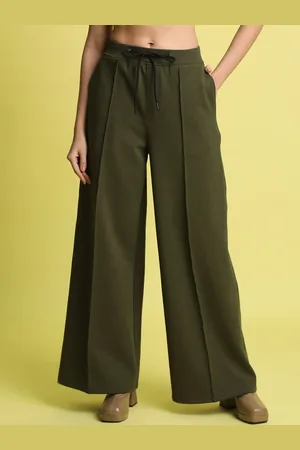 Bene Kleed Women High-Rise Wide Leg Panelled Trouser