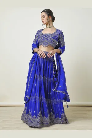 Soch Embroidered Beads and Stones Ready to Wear Lehenga & Blouse With Dupatta