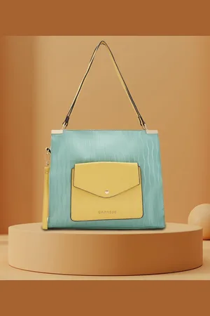 Caprese PU Shopper Shoulder Bag with Zip Detail