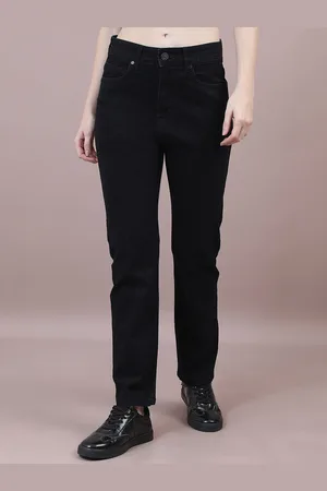 Roadster The Lifestyle Co Women No Fade Straight-Fit High-Rise Jeans