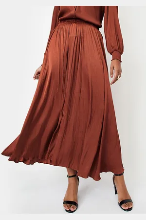 Max Collection Kalki x Women Solid Pleated Skirt