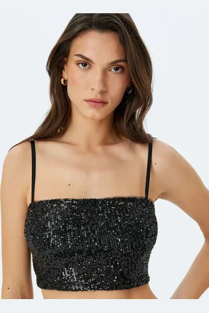 Koton Women Embellished Bralette Crop Top