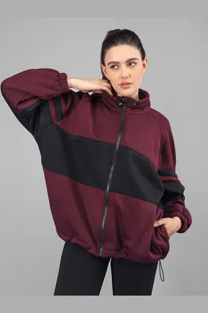CHKOKKO Women Fleece Running Sporty Jacket