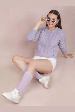 Crimsoune Club Women Cable Knit Pullover